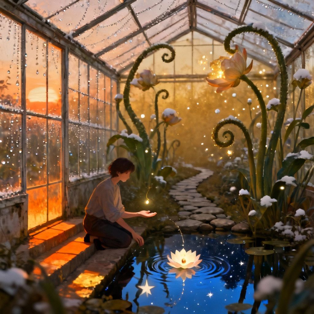 A Garden of Inner Illumination: The Blooming Lotus of Self-Discovery
