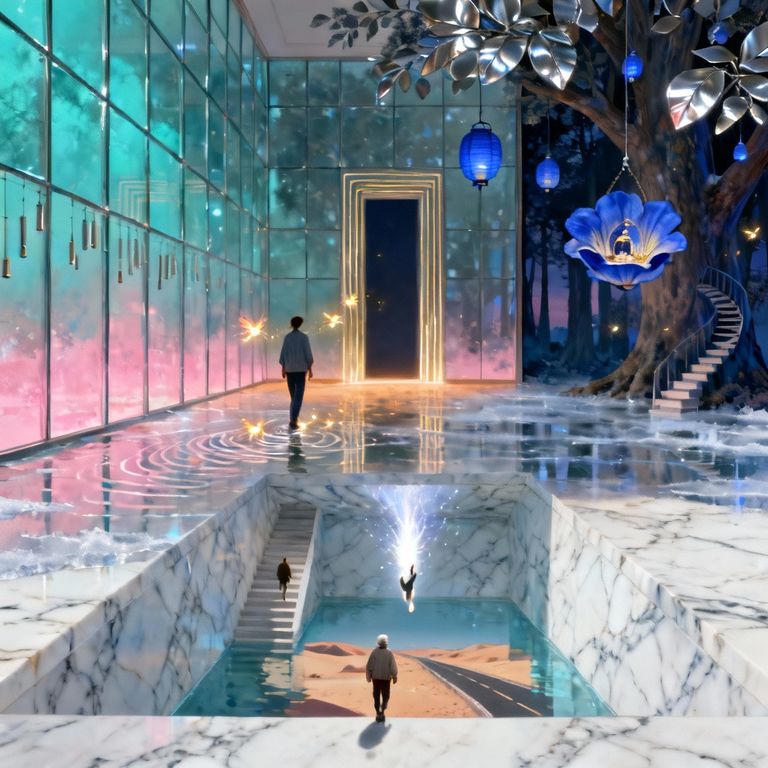 Awakening to the Path Within: A Journey Through Glass and Light